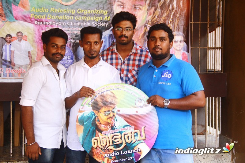 Bhairava Audio launch celebrated by Vijay fans with differently abled children