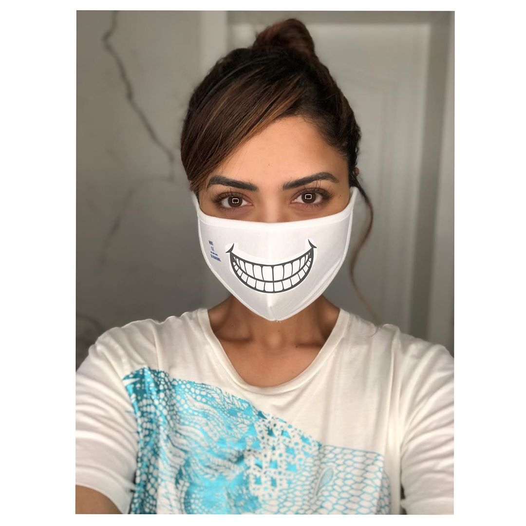 mamta mohandas face mask