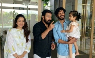 Mohanlal's adorable picture with Dulquer Salmaan's daughter goes VIRAL!