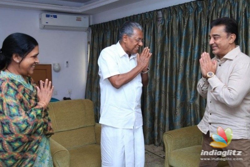 Ulaganayagan visits Kerala CM