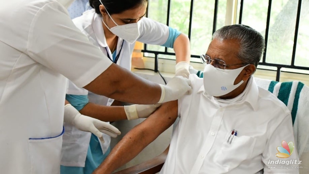 Kerala CM Pinarayi Vijayan gets COVID vaccine