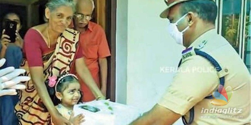 GOOD NEWS: Kerala Police surprises a 3-year-old