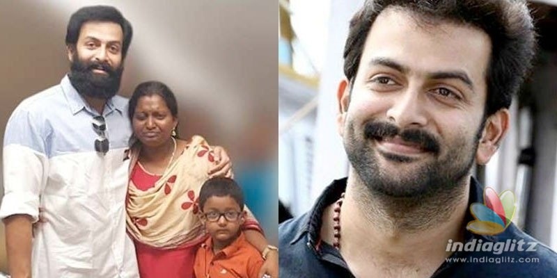 Prithvirajs sweet gesture for a partially blind fan