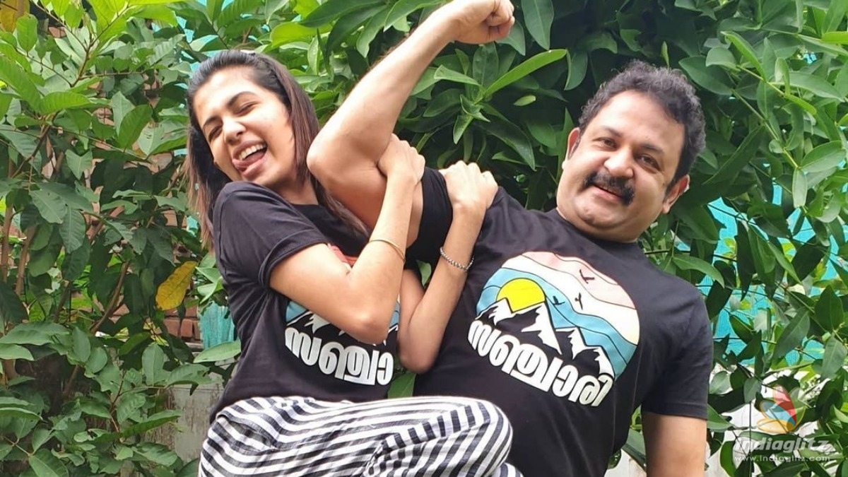 Watch: Actor Krishnakumar and daughter Diya dance together 