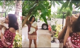 "First Rain In The Lockdown," Amala Paul kissing in the rain video goes viral