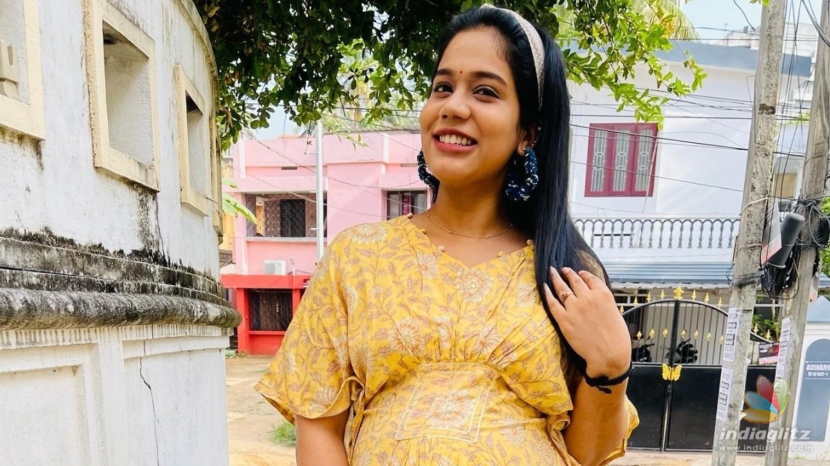 SEE PICS: Athira Madhav celebrates 7 months of pregnancy