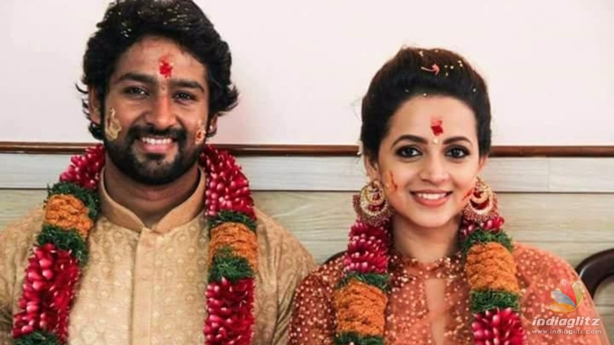 Actress Bhavana shares lovely pics with her husband