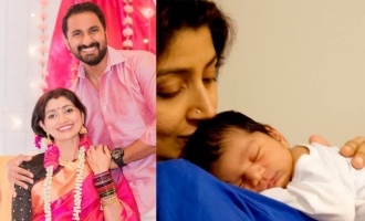 Divya Unni and Arun blessed with a baby girl