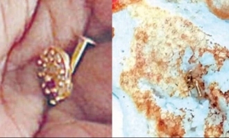 popular TV serial  actress finds gold nose ring inside dosa batter