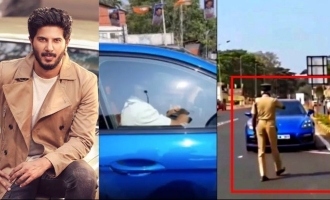 Watch: Dulquer Salmaan caught speeding on the wrong side of the road