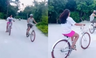 Fahadh and Nazriya celebrate 8th wedding anniversary, their cute cycling tour video go viral!