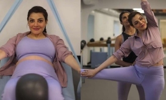 WATCH: Pregnant Kajal Aggarwal shares her new workout video
