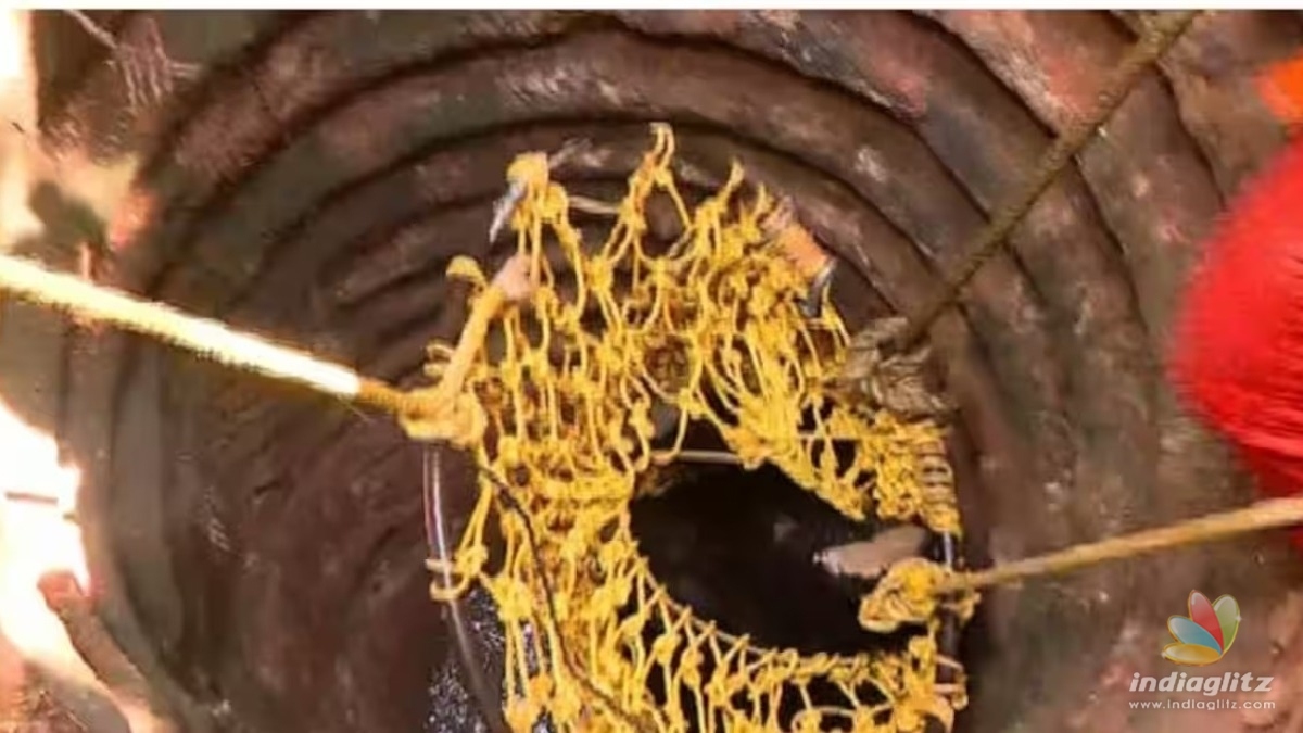 Panic is Kerala after a bear gets trapped in a well 