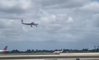 Viral video: Passenger with no flying experience lands plane after pilot has medical emergency