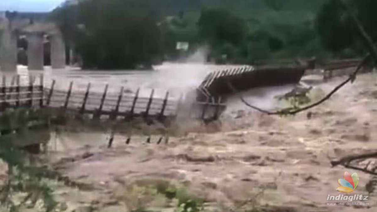 Watch: 2 bridges washed away due to flood in Madhya Pradesh