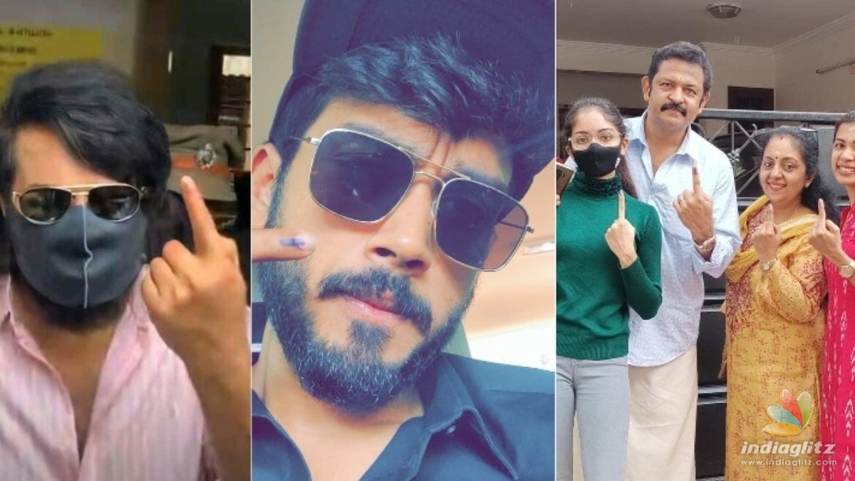 Kerala elections 2021: Mollywood celebs cast their vote, See pics