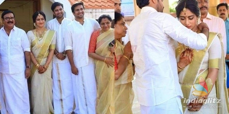 Maniyanpilla Rajus son enters wedlock