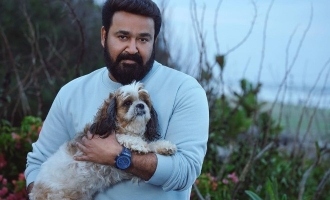 Mohanlal's latest picture with his pet dog is too cute to miss!