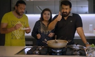 WATCH:  Mohanlal turns into a chef again; Shares special chicken recipe
