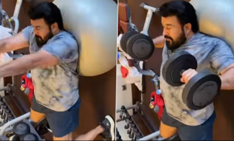 WATCH: Prithviraj in awe of Mohanlal sweating it out in the gym!