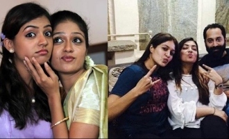 Nazriya shares a throwback pic with Meghna Raj and Chiranjeevi Sarja