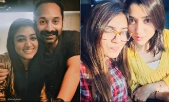 Fahadh and Nazriya share birthday wishes for Dulquer's wife
