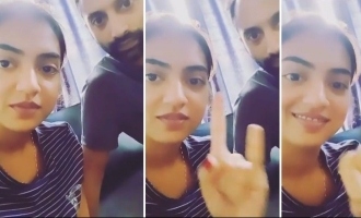 Nazriya's hand emoji challenge with Fahadh Faasil is VIRAL!