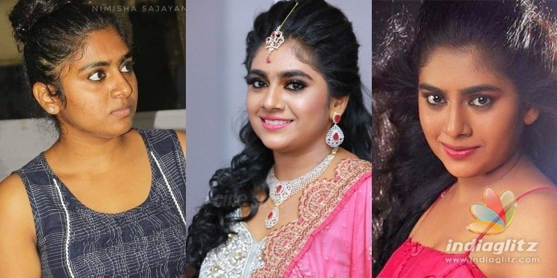 Nimisha Sajayan reacts to criticism on wearing makeup