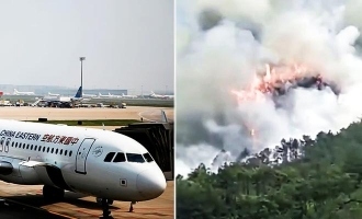 VIDEO: Passenger flight Crashes With 132 people On Board in China