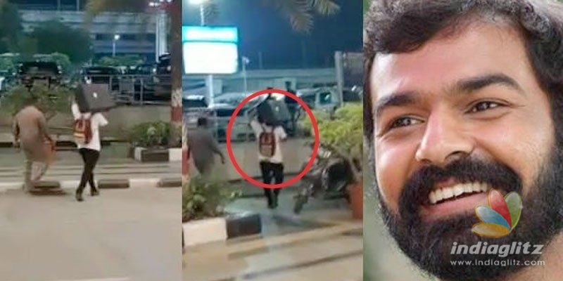 Pranav Mohanlal frees driver, carries heavy bag by himself; Video viral!