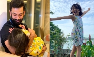 Prithviraj's cuddling pic with daughter is too cute to miss