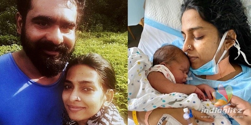 Actor director Sidharth Bharathan blessed with a baby girl