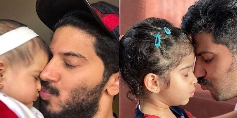 Dulquer Salmaan shares an adorable picture with daughter  Malayalam