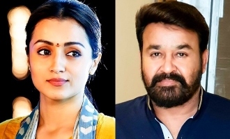 Fans celebrate Trisha's picture with Mohanlal