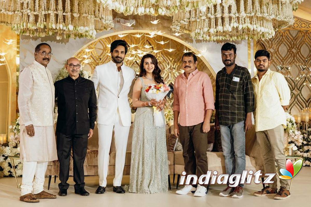 Aadhi Nikki Galrani Wedding Reception