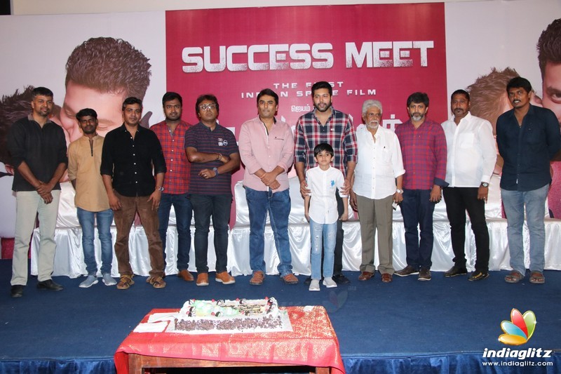Jayam Ravi Son Aarav's Birthday Celebration in Tik Tik Tik Movie Success Meet
