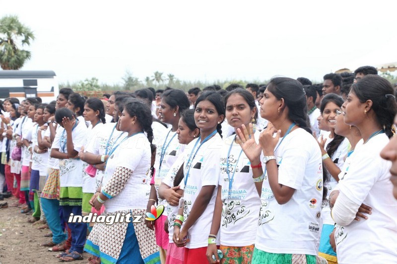 Actor Aari at Naanum Oru Vivasaiee Event