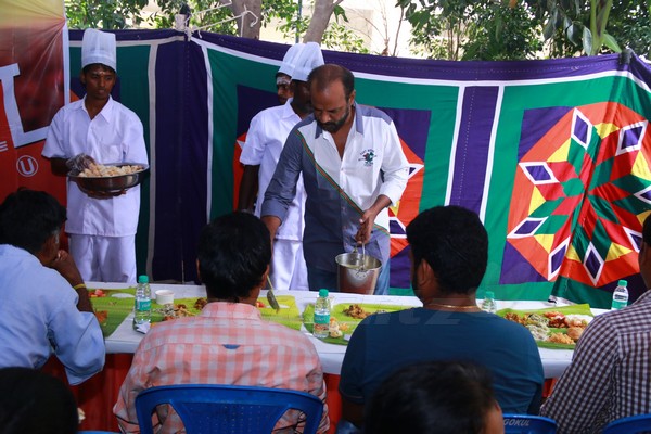 AGS Entertainment Organised Annadhanam for Poor People