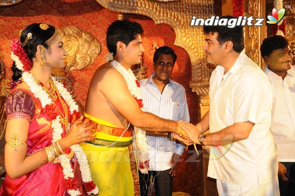 Ajith @ Cricketer Srikanth's Son Wedding