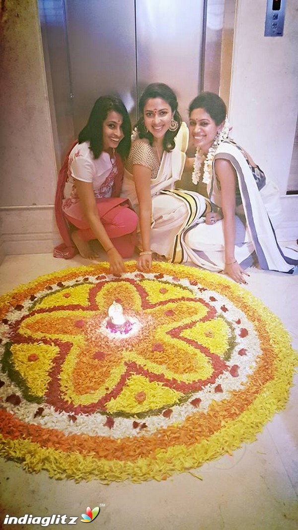Amala Paul and A.L.Vijay's Onam Celebrations