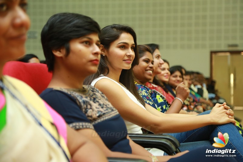 Andrea at Women's Day celebrations in Jeppiaar  Engineering college