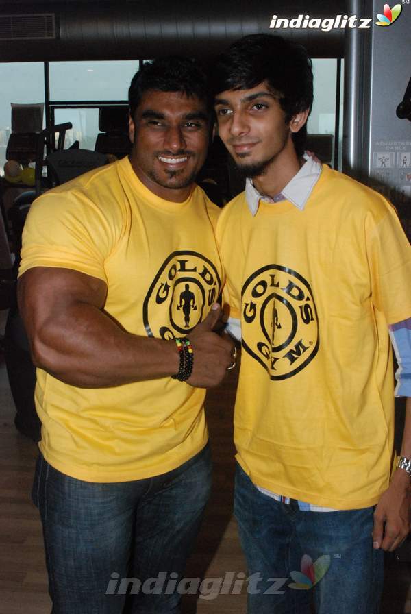 Anirudh & Evelyn Sharma Unveil Gold Gym