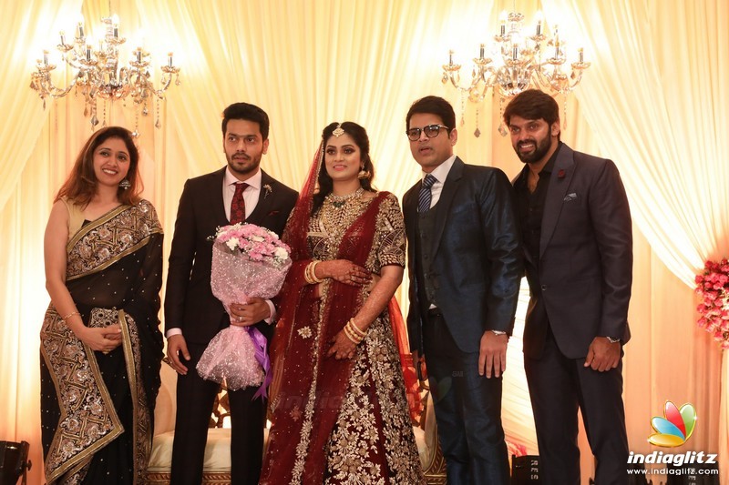 Actor Arya's Brother Sathya Wedding Reception