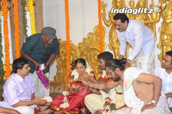Celebs @ Anbalaya Prabhakaran Son Wedding