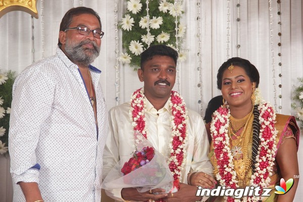 Vikram at Vijay Milton Brother Seeni Wedding Reception