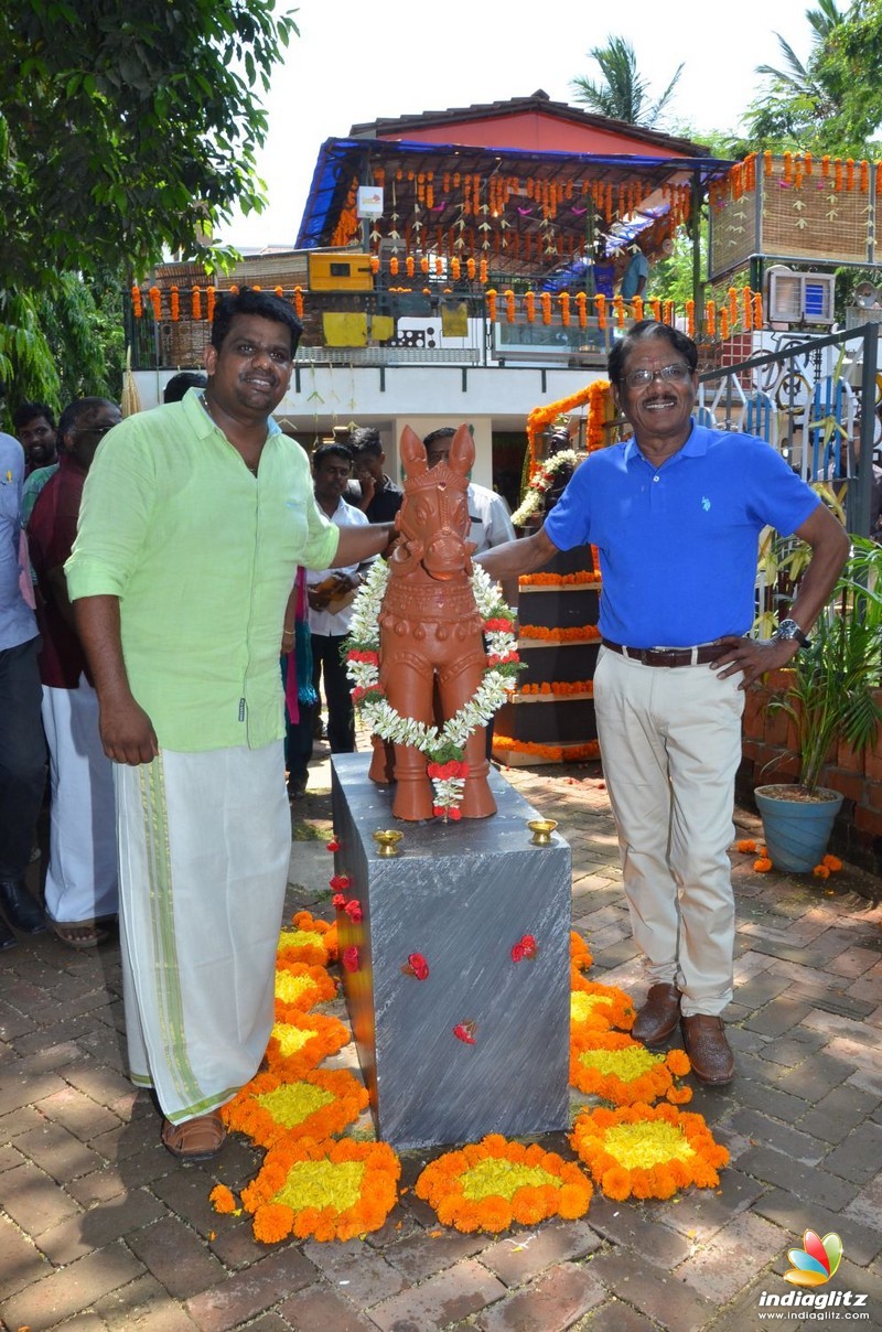Bharathiraja at Cook Gramam Restaurant Inauguration