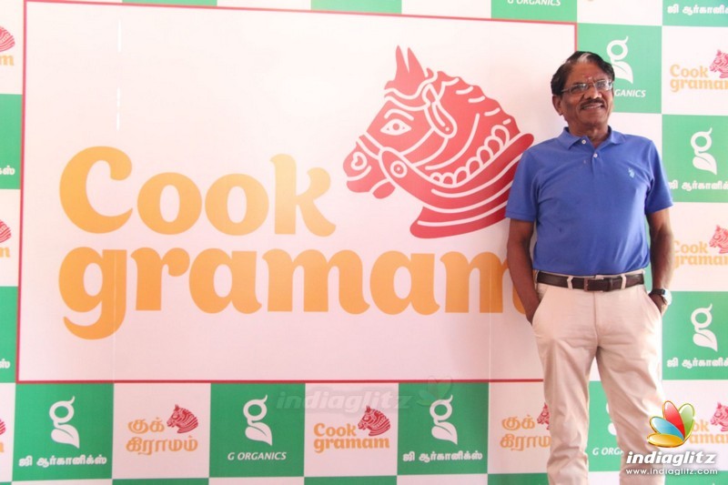 Bharathiraja at Cook Gramam Restaurant Inauguration