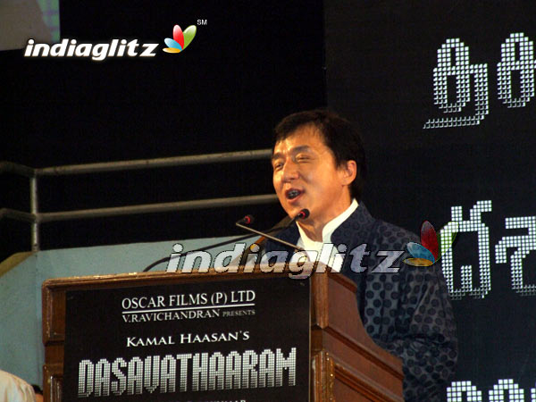 Jackie Chan Releases 'Dasavadharam' Audio