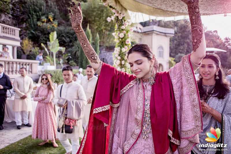 Deepika Padukone and Raveer's Mehendi Ceremony at Lake Como