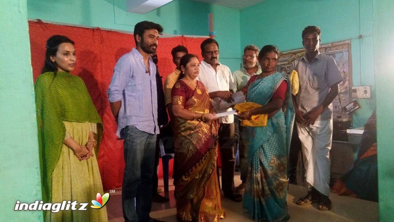 Dhanush donates 70 Lakhs to 125 Farmer Families